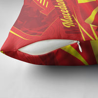 Macedonia Pillow Cover Flag Color Inspired