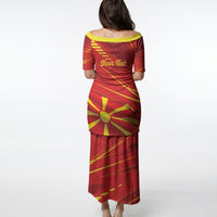 Personalised Macedonia Puletasi Flag Color Inspired