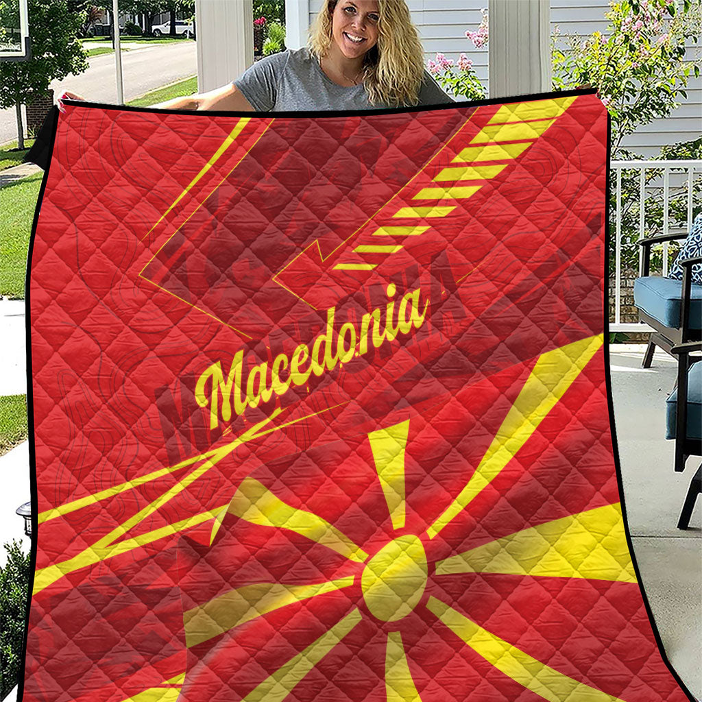 Macedonia Quilt Flag Color Inspired