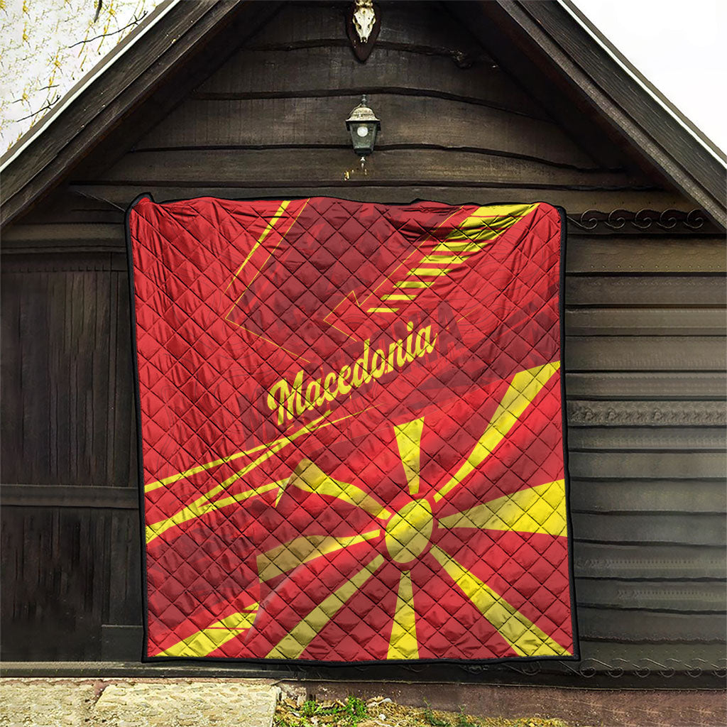 Macedonia Quilt Flag Color Inspired