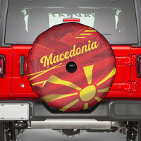 Macedonia Spare Tire Cover Flag Color Inspired