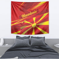 Macedonia Tapestry Flag Color Inspired