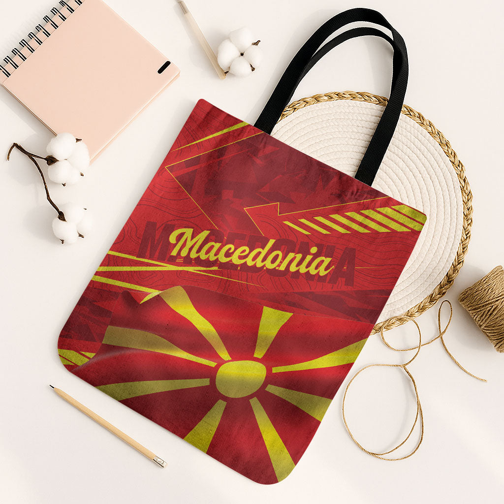 Macedonia Tote Bag Flag Color Inspired