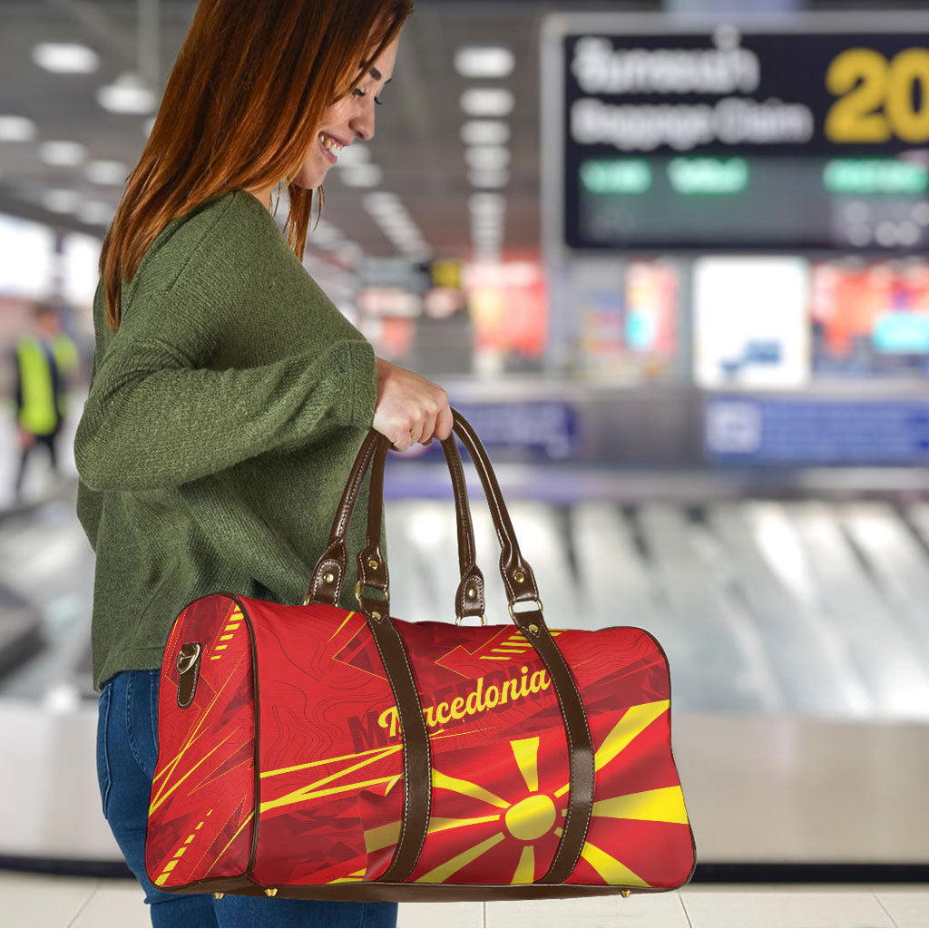 Macedonia Travel Bag Flag Color Inspired