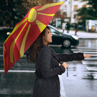 Macedonia Umbrella Flag Color Inspired