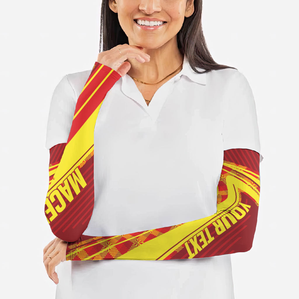 Personalised Macedonia Independence Day Arm Sleeves 8 September 1991