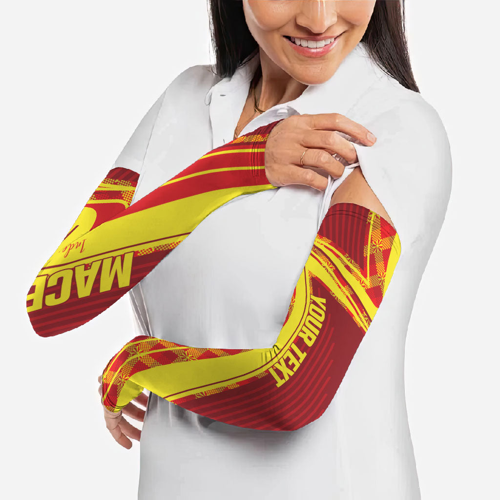 Personalised Macedonia Independence Day Arm Sleeves 8 September 1991