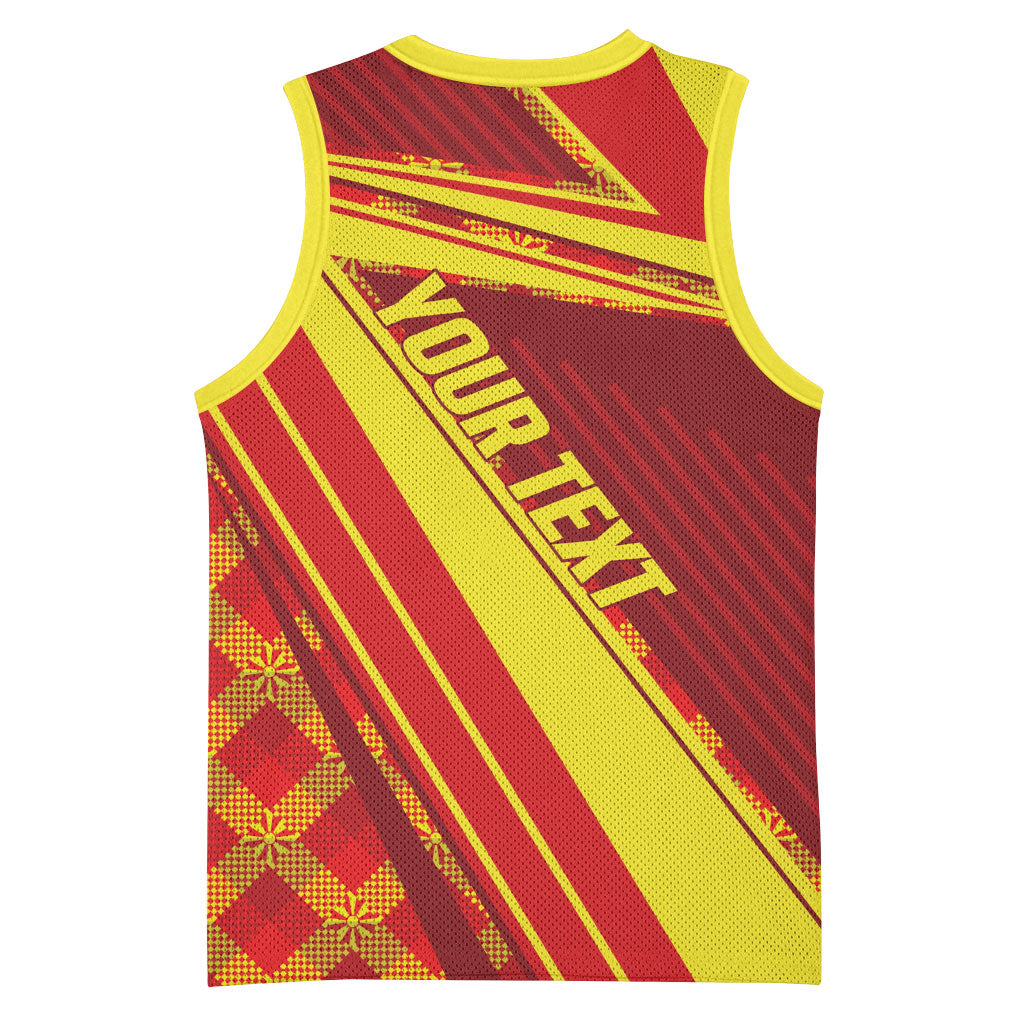 Personalised Macedonia Independence Day Basketball Jersey 8 September 1991