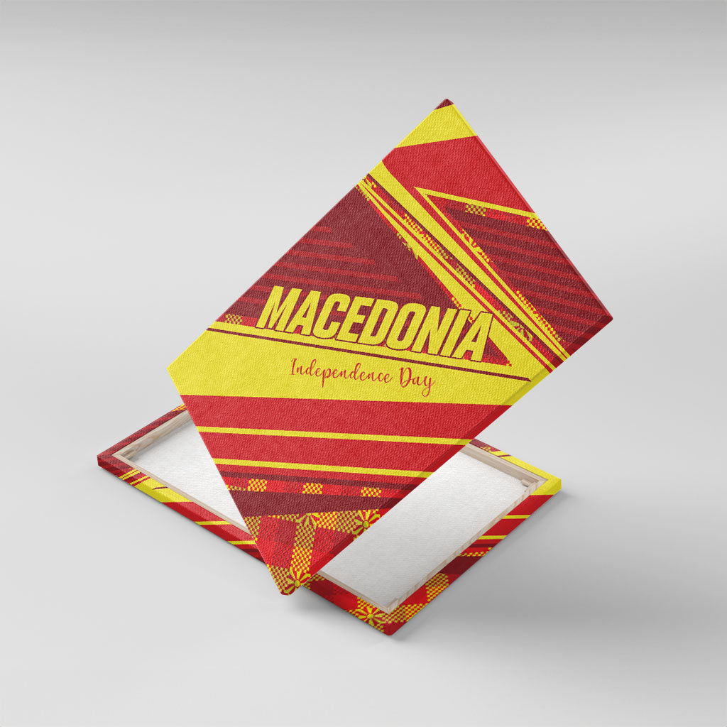 Macedonia Independence Day Canvas Wall Art 8 September 1991