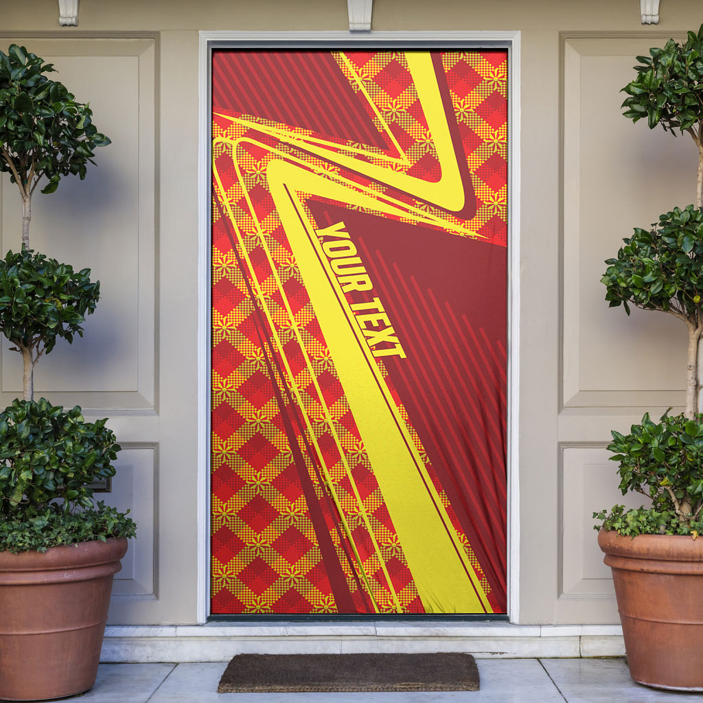 Personalised Macedonia Independence Day Door Cover 8 September 1991