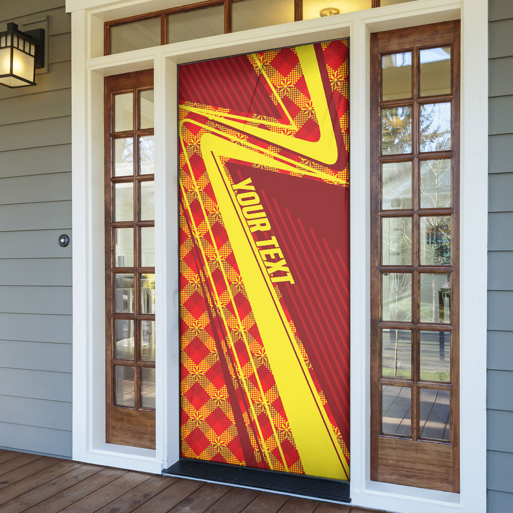 Personalised Macedonia Independence Day Door Cover 8 September 1991