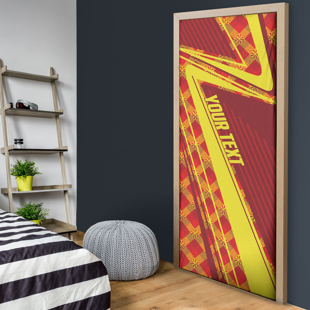 Personalised Macedonia Independence Day Door Cover 8 September 1991