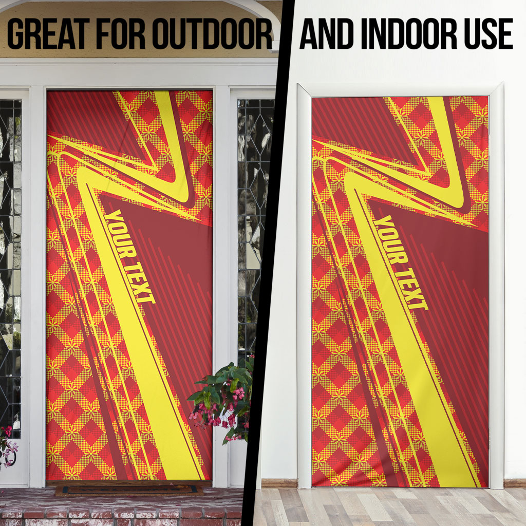 Personalised Macedonia Independence Day Door Cover 8 September 1991