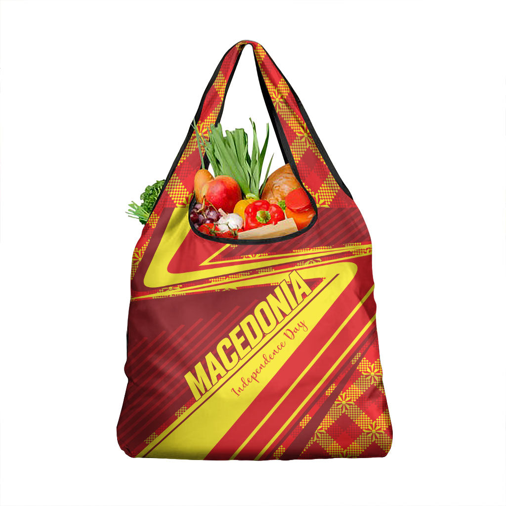 Macedonia Independence Day Grocery Bag 8 September 1991