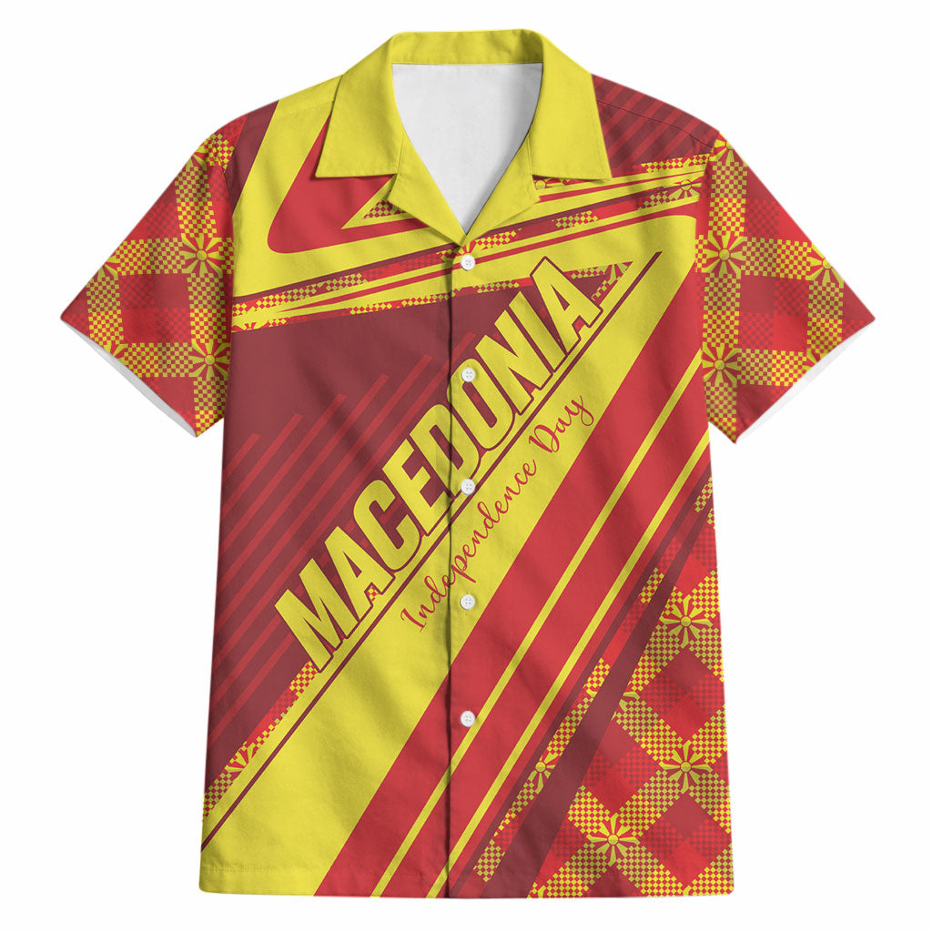 Personalised Macedonia Independence Day Hawaiian Shirt 8 September 1991
