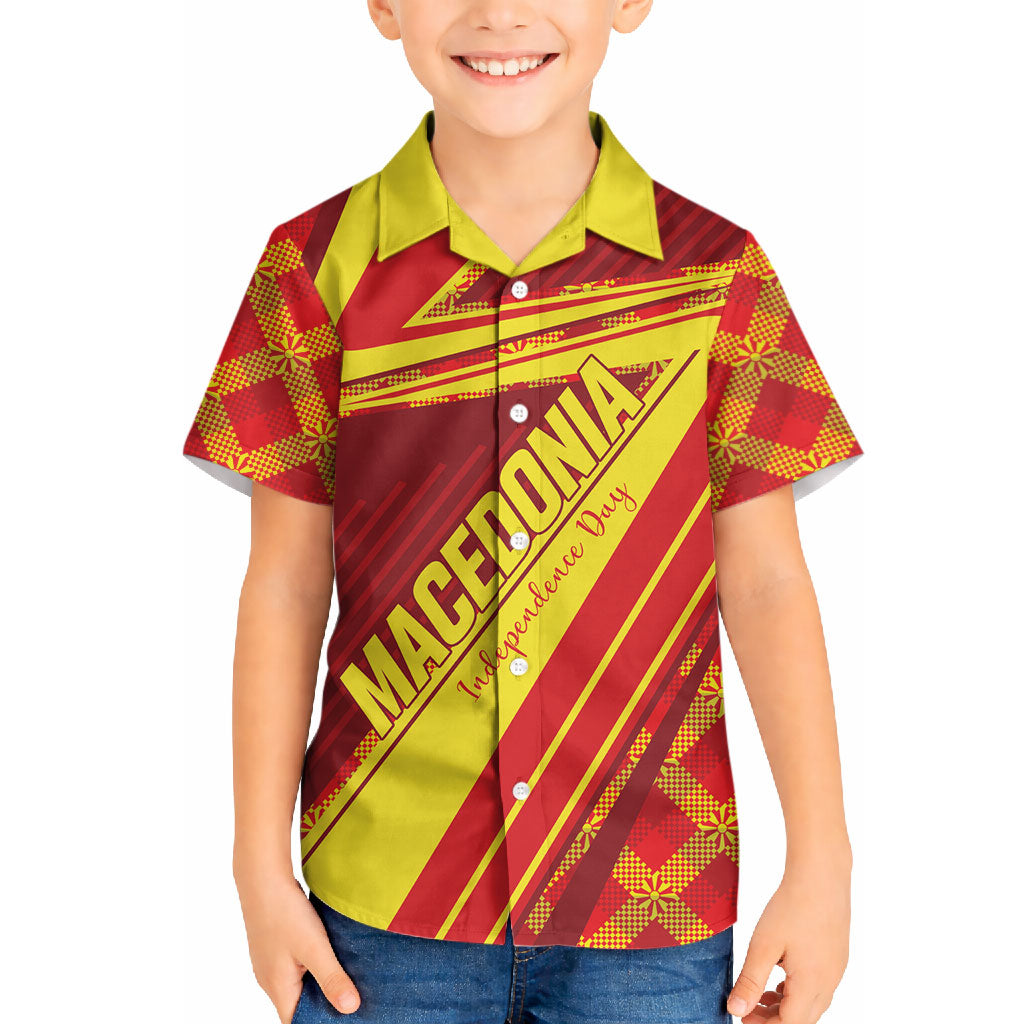 Personalised Macedonia Independence Day Hawaiian Shirt 8 September 1991