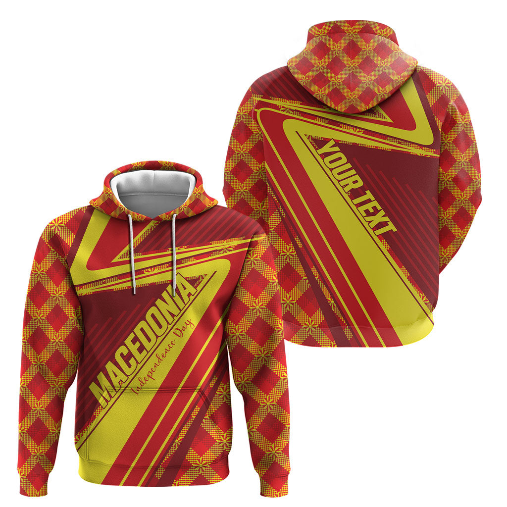 Personalised Macedonia Independence Day Hoodie 8 September 1991
