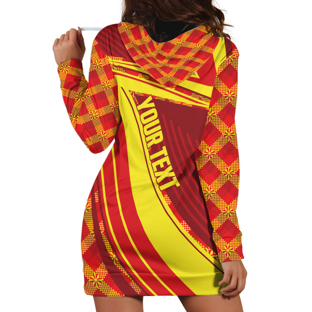 Personalised Macedonia Independence Day Hoodie Dress 8 September 1991