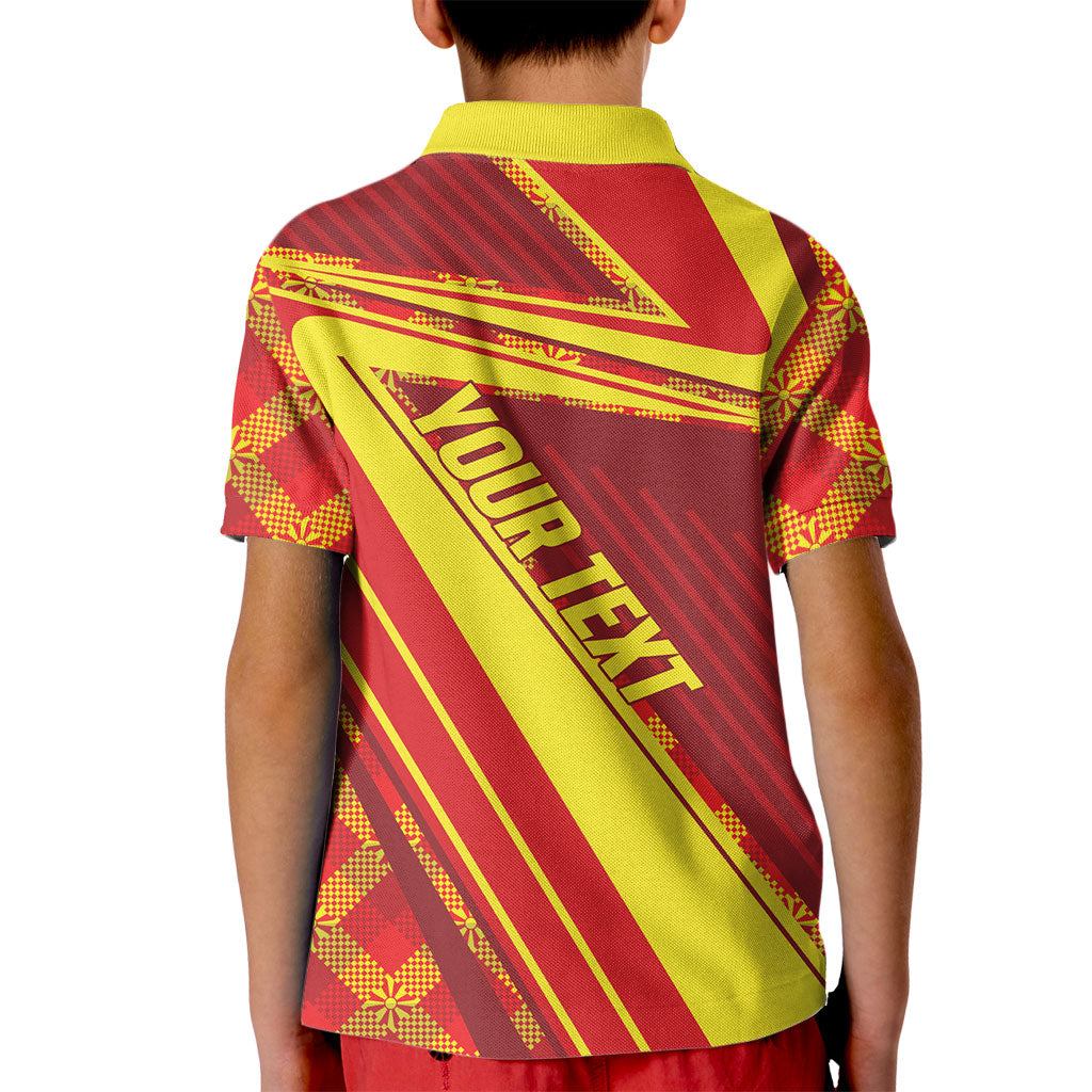 Personalised Macedonia Independence Day Kid Polo Shirt 8 September 1991