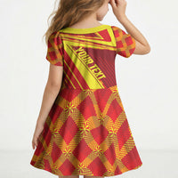 Personalised Macedonia Independence Day Kid Short Sleeve Dress 8 September 1991