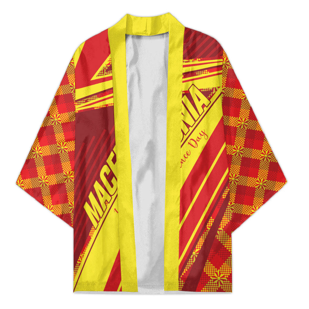 Personalised Macedonia Independence Day Kimono 8 September 1991