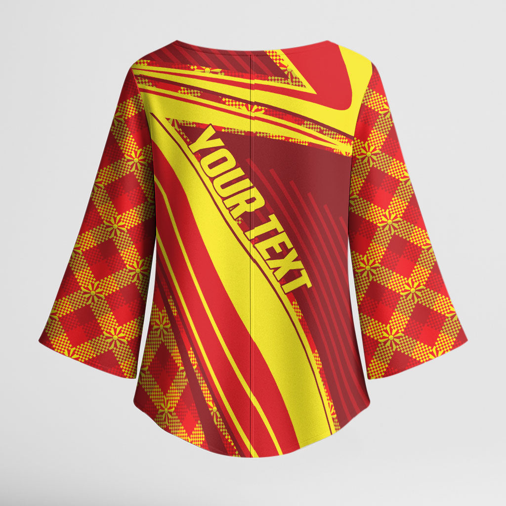 Personalised Macedonia Independence Day Kimono Sleeve Blouse 8 September 1991