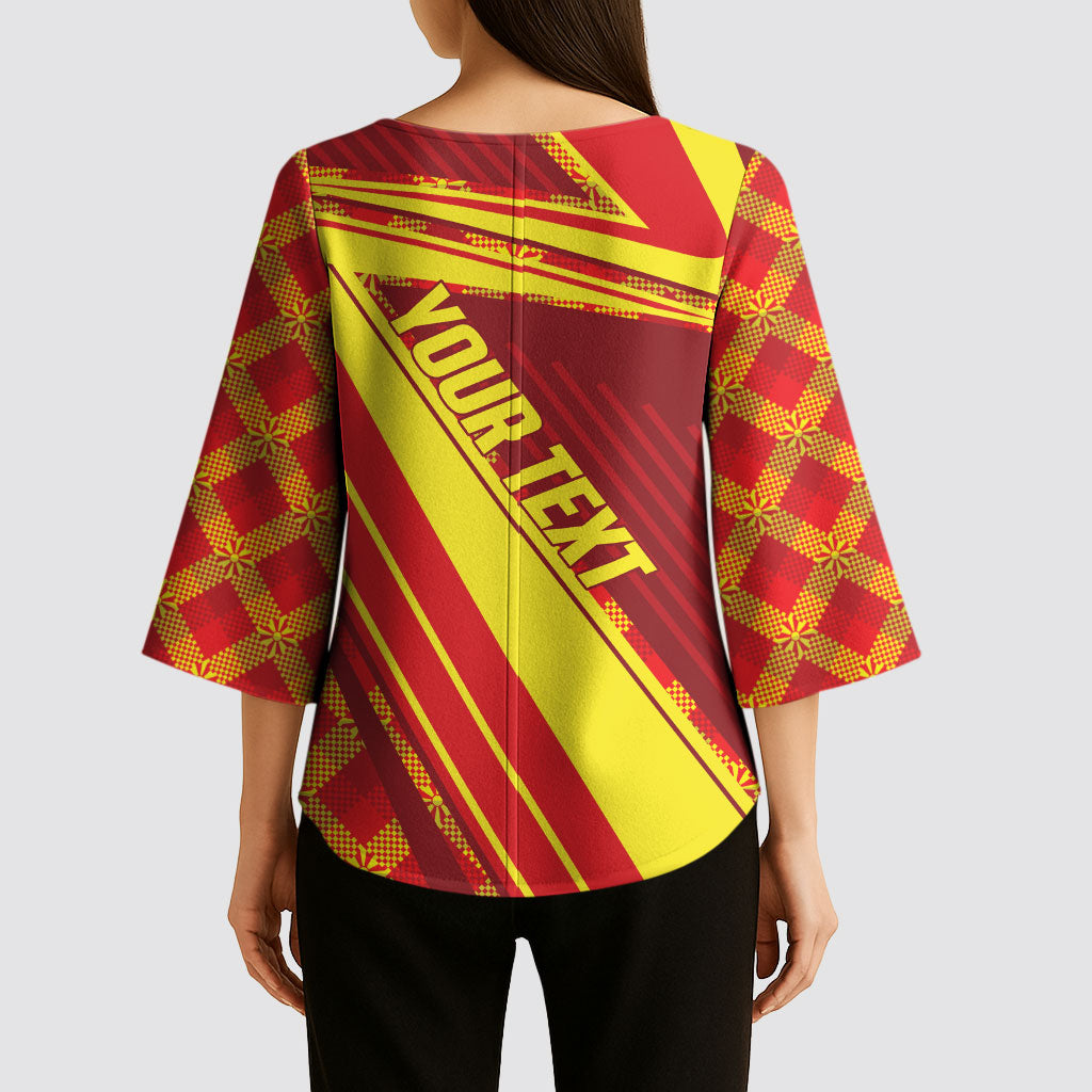 Personalised Macedonia Independence Day Kimono Sleeve Blouse 8 September 1991