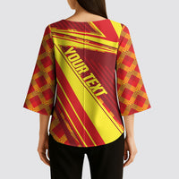 Personalised Macedonia Independence Day Kimono Sleeve Blouse 8 September 1991
