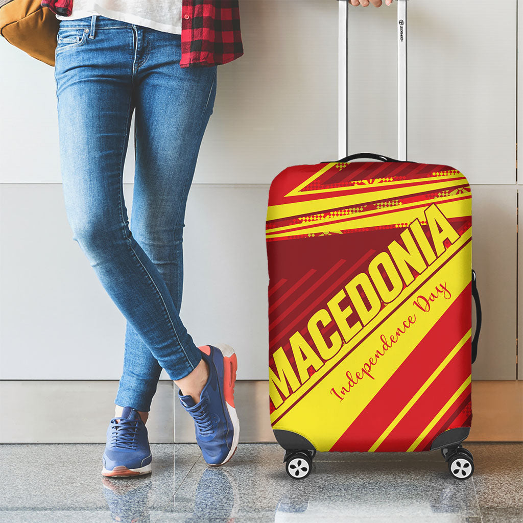 Macedonia Independence Day Luggage Cover 8 September 1991