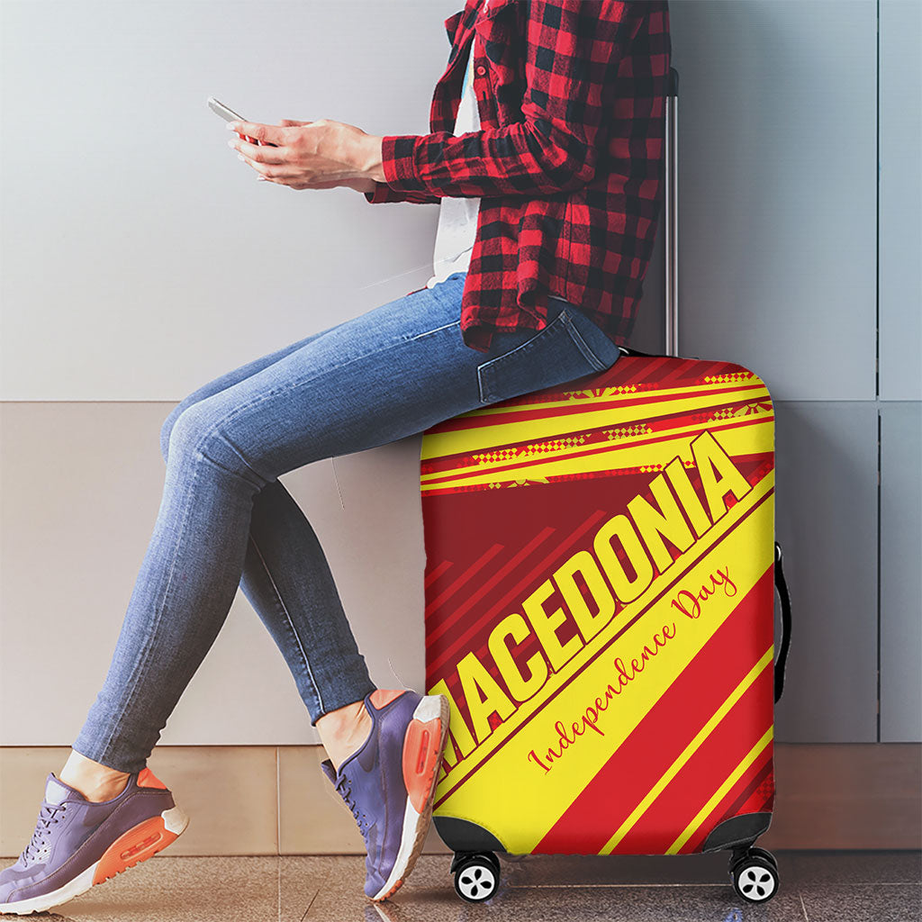 Macedonia Independence Day Luggage Cover 8 September 1991