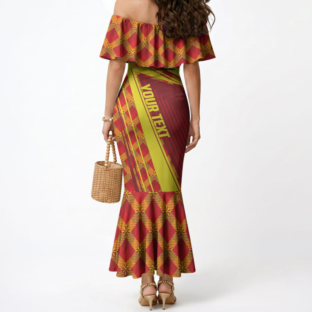 Personalised Macedonia Independence Day Mermaid Dress 8 September 1991