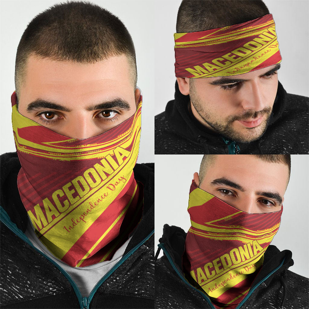 Macedonia Independence Day Neck Gaiter 8 September 1991