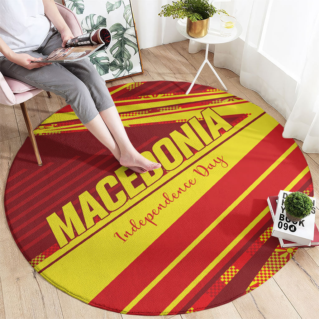 Macedonia Independence Day Round Carpet 8 September 1991