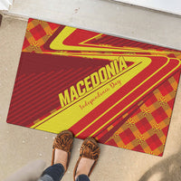 Macedonia Independence Day Rubber Doormat 8 September 1991