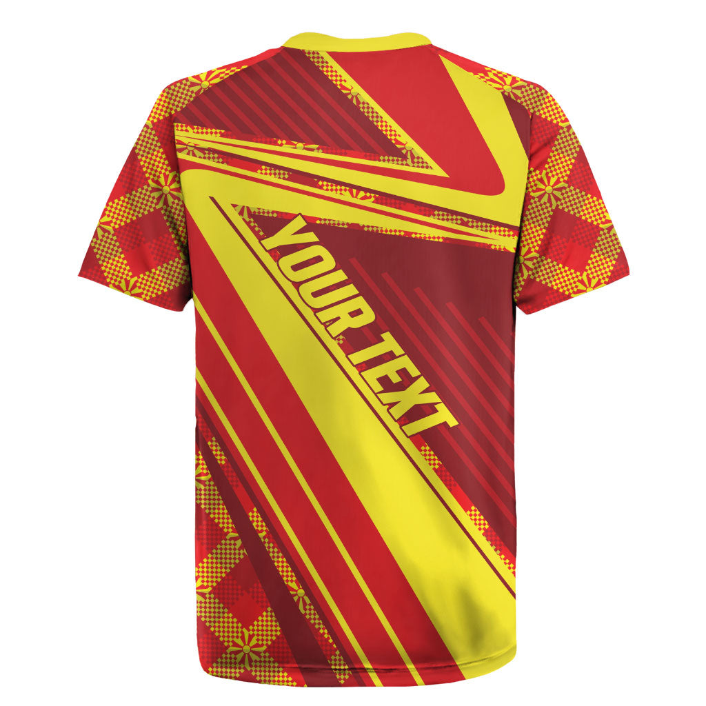 Personalised Macedonia Independence Day Rugby Jersey 8 September 1991
