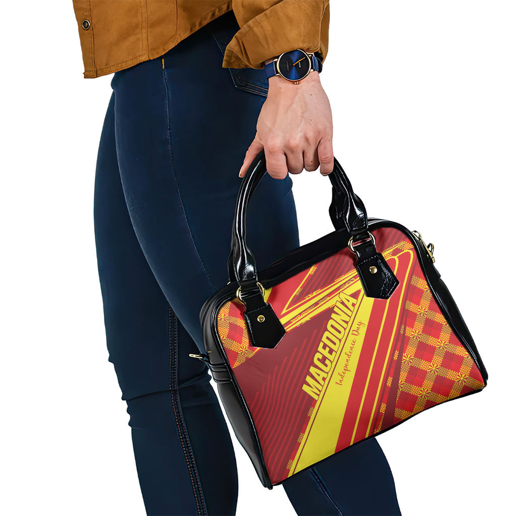Macedonia Independence Day Shoulder Handbag 8 September 1991