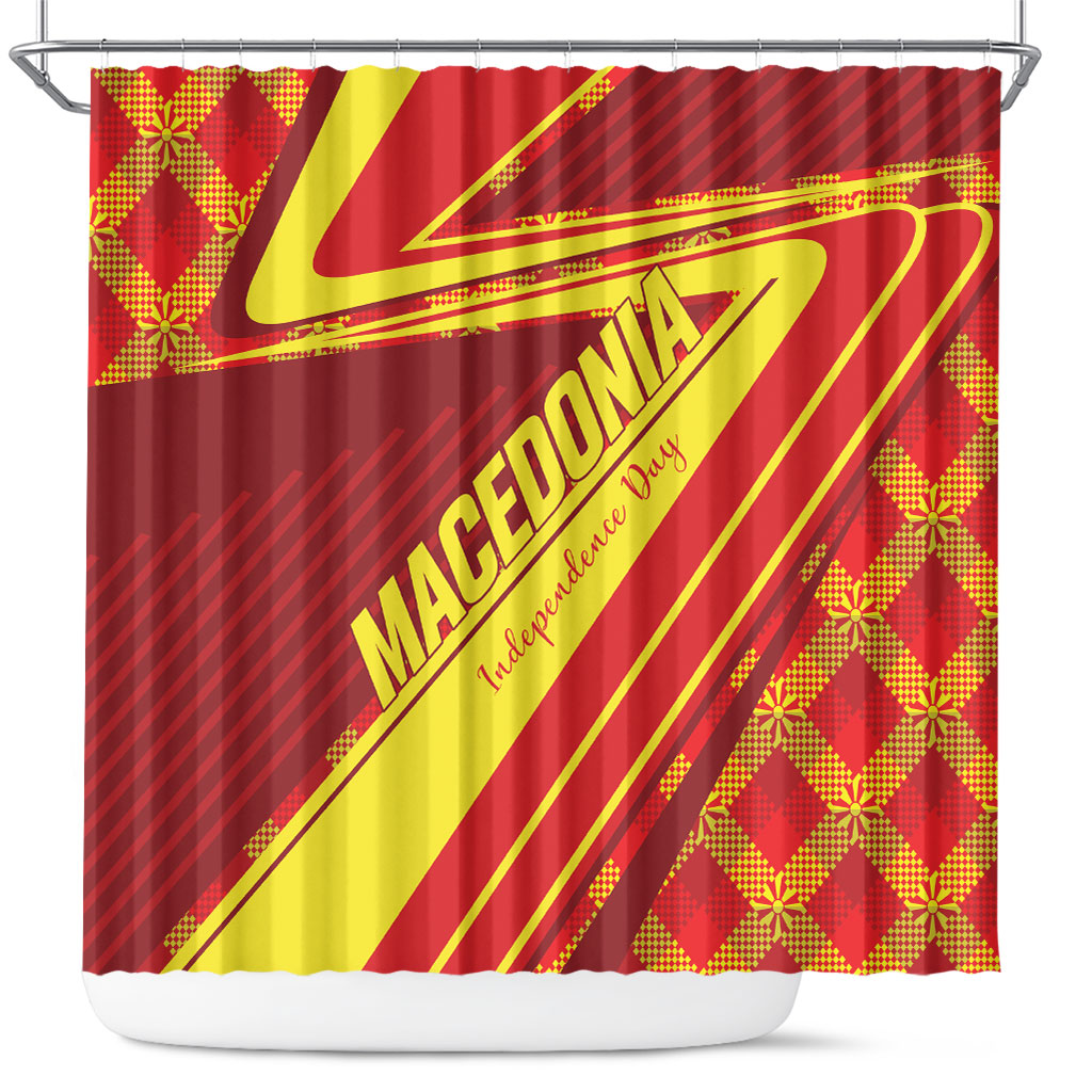 Macedonia Independence Day Shower Curtain 8 September 1991