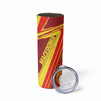 Personalised Macedonia Independence Day Skinny Tumbler 8 September 1991