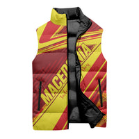 Personalised Macedonia Independence Day Sleeveless Puffer Jacket 8 September 1991