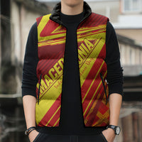 Personalised Macedonia Independence Day Sleeveless Puffer Jacket 8 September 1991
