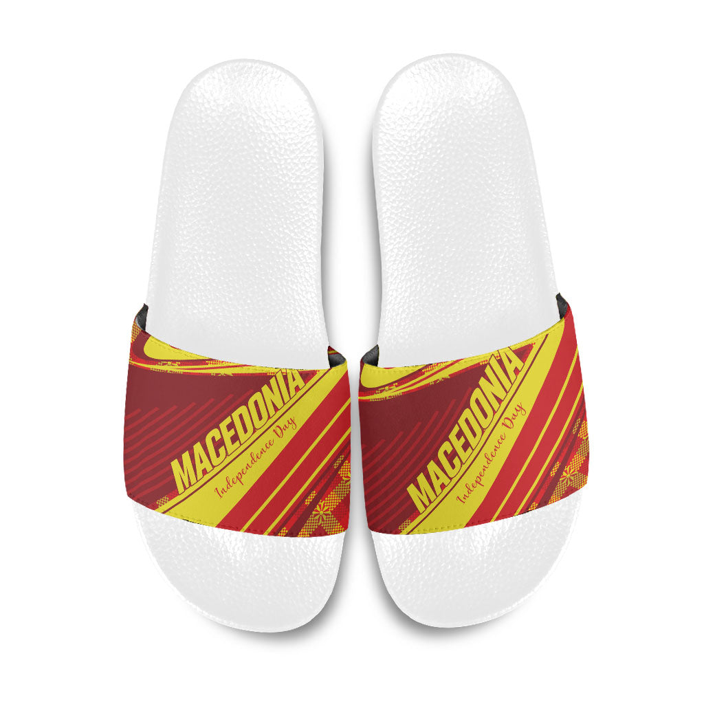 Macedonia Independence Day Slide Sandals 8 September 1991