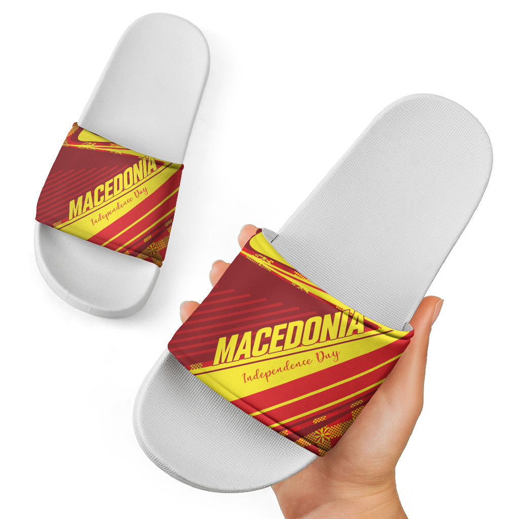 Macedonia Independence Day Slide Sandals 8 September 1991