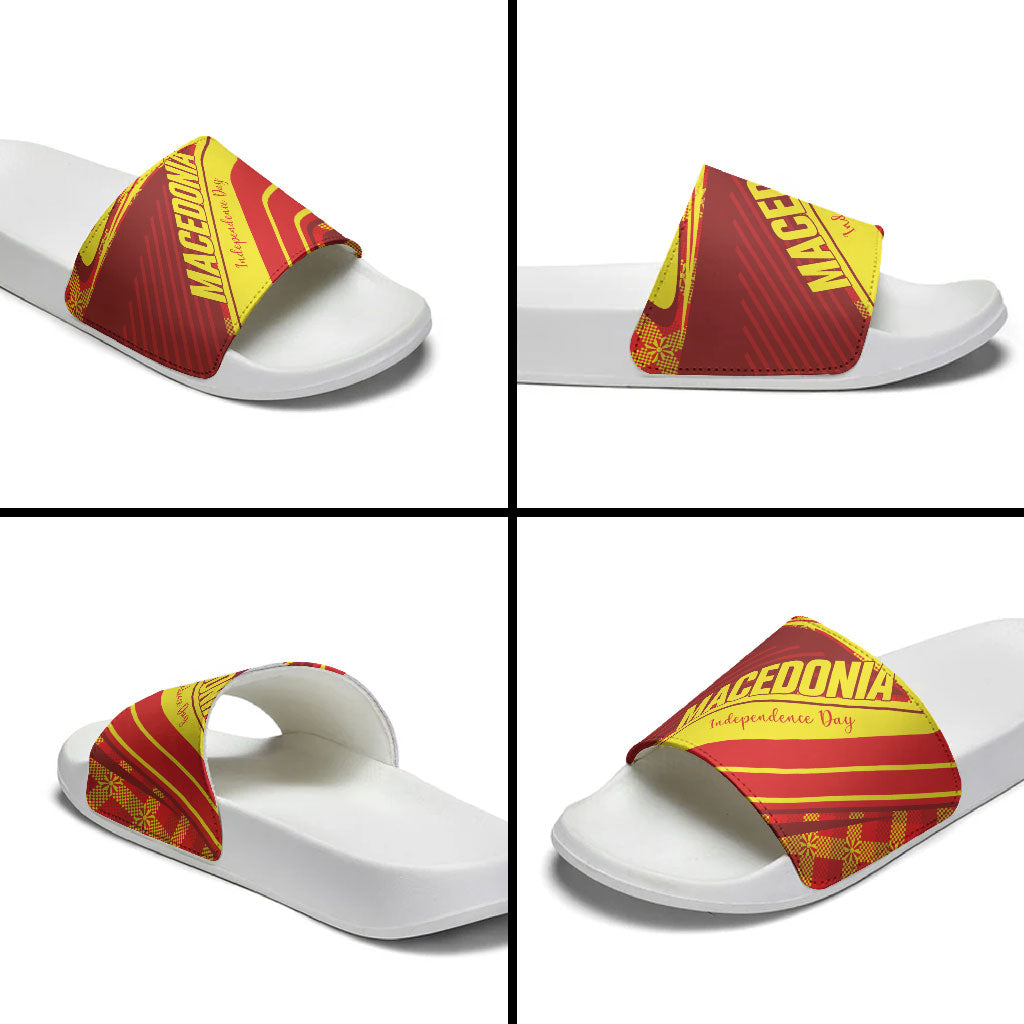 Macedonia Independence Day Slide Sandals 8 September 1991