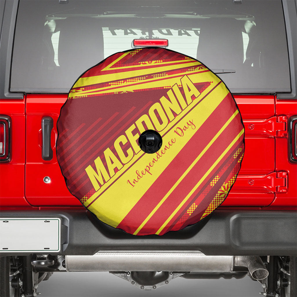 Macedonia Independence Day Spare Tire Cover 8 September 1991