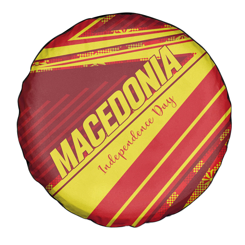 Macedonia Independence Day Spare Tire Cover 8 September 1991