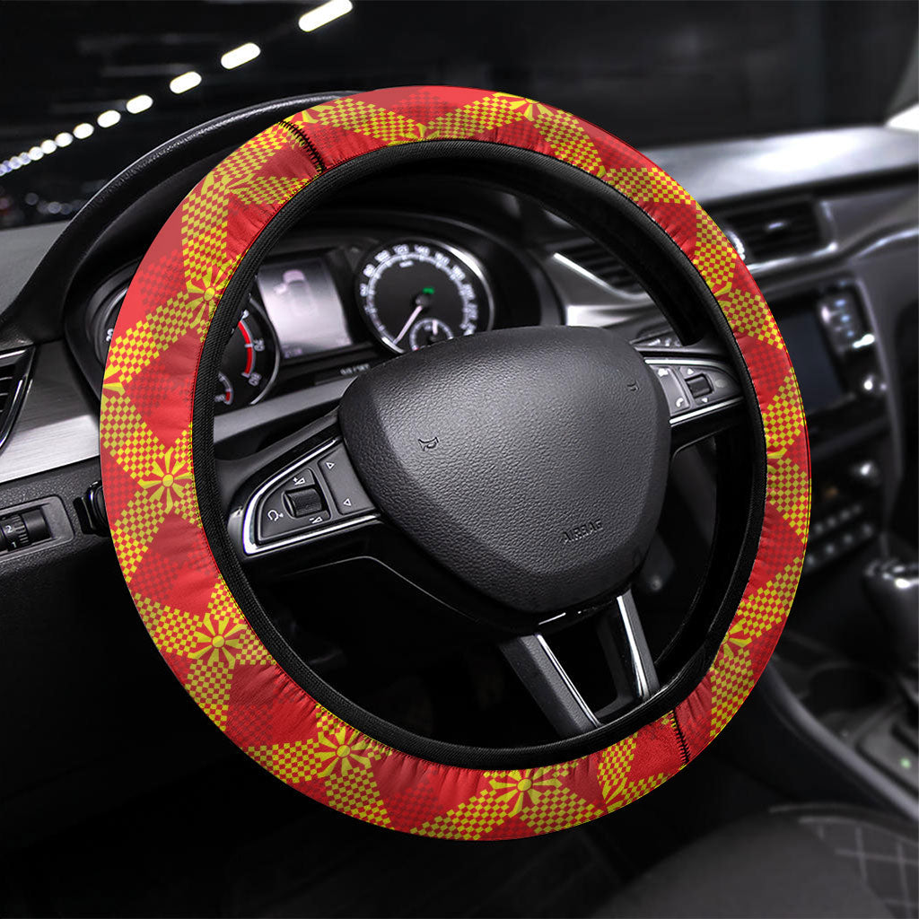 Macedonia Independence Day Steering Wheel Cover 8 September 1991