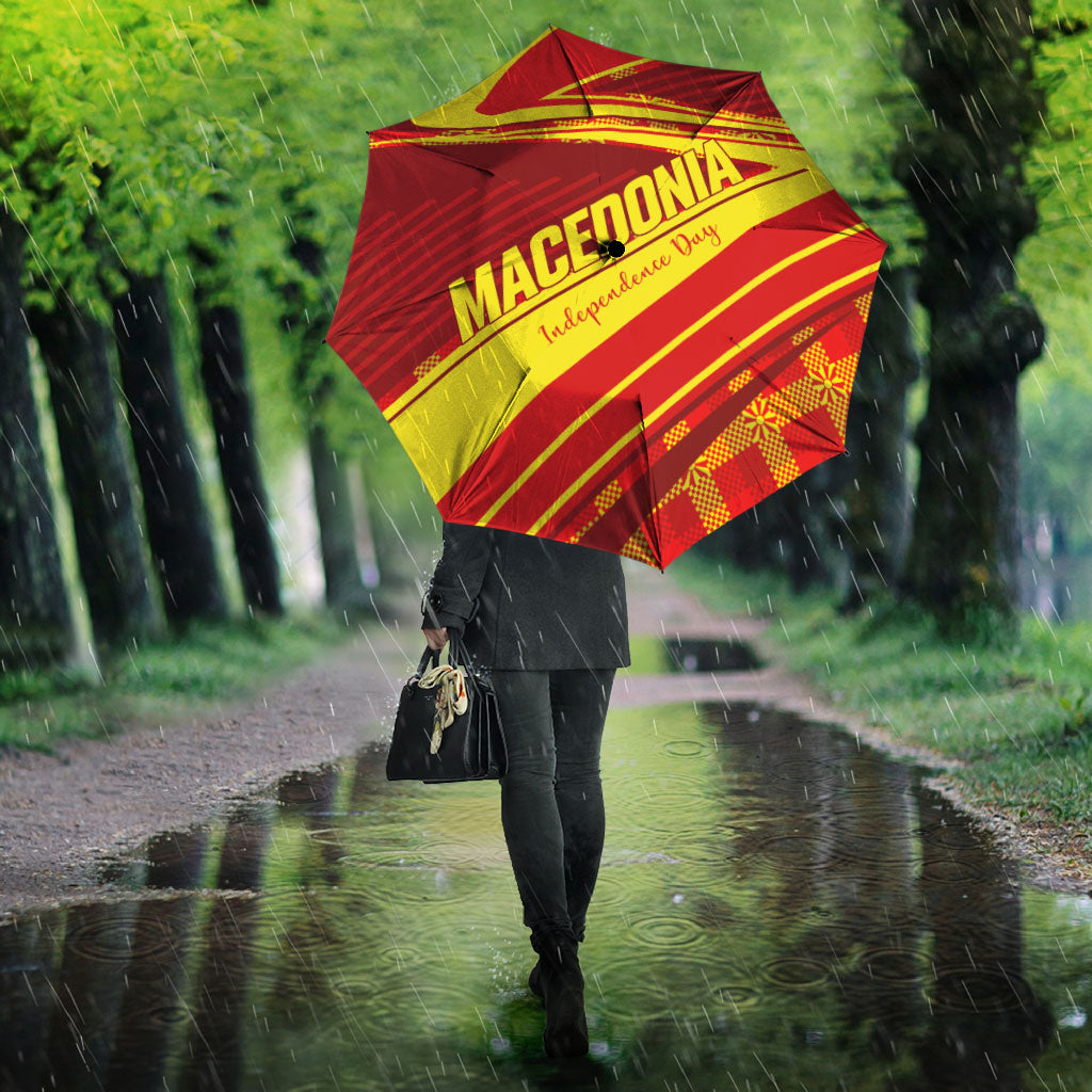 Macedonia Independence Day Umbrella 8 September 1991