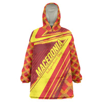 Personalised Macedonia Independence Day Wearable Blanket Hoodie 8 September 1991
