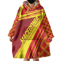 Personalised Macedonia Independence Day Wearable Blanket Hoodie 8 September 1991