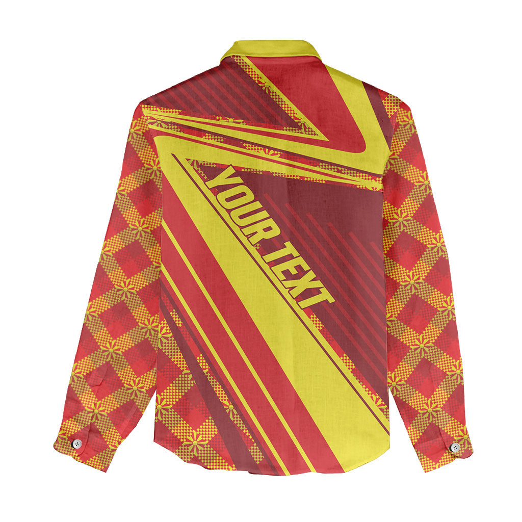 Personalised Macedonia Independence Day Women Casual Shirt 8 September 1991